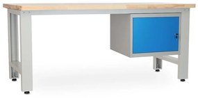 Dielenský stôl Solid OAK-01, 210 cm, závesný box, dub