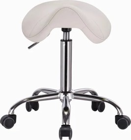 LuxuryForm DESIGN Kozmetický taburet BULL - biely