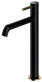 OMNIRES Y1212BLGL - Umývadlová batéria Y 30,8 cm polomatná čierna/lesklá zlatá