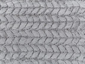 Prikrývka 200 x 220 cm sivá SARASWATI Beliani