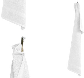 Uterák CLARYSSE ELEGANCE 60x110 cm biely, 100% bavlna