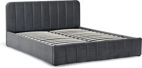 Noela Čalúnená posteľ s úložným priestorom tmavo šedá AVENA 160
