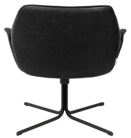 Čierna stolička Zuiver Nikki