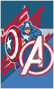 Detský uterák Avengers - motív Kapitán Amerika - 100% bavlna - 30 x 50 cm