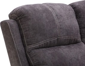 Trojsedák Fortuna, šedá látka, funkcia polohovanie