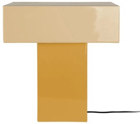 Žltá stolová lampa (výška 35 cm) Grato Recto – Leitmotiv