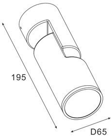 Zuma Line SJ14401 - Vonkajšie nást. svietidlo NOCTURNE 1xGU10/35W/230V IP65 čierna