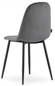 Jedálenská stolička ASTI tmavo sivá