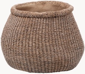 Ručne vyrobený betónový obal na kvetináč Faux-Puff, V 19 cm