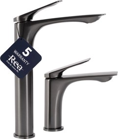 Rea Avalon, umývadlová batéria h-160, grafitová, REA-B2702