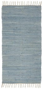 IB LAURSEN Bavlnený koberec Floor Runner Blue 60×120 cm