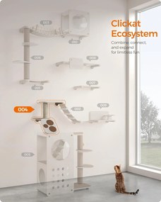 Kolekcia Feandrea Clickat – č. 004 Mačacie schody, rozšíriteľné, hnedá farba