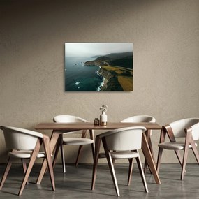Sklenený obraz - Útes v oceáne (70x50 cm)