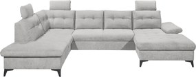 XXXLutz SEDACIA SÚPRAVA, textil, tmavosivá MID.YOU - Sedačky - 002220053712