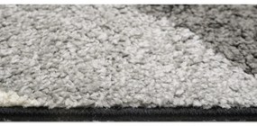 Kusový koberec shaggy Protka šedý 80x150cm