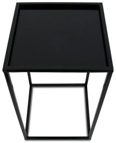 STOJAN NA KVETINÁČ SIMPLE 40X24X24 CM ČIERNA