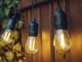 Verk 12300 LED Vonkajšia dekoračná reťaz girlanda 15 žiaroviek, IP44, 15 m