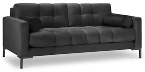 Sivá zamatová pohovka Cosmopolitan Design Bali