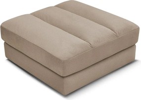 Taupe zamatová podnožka Sierra – Bobochic Paris