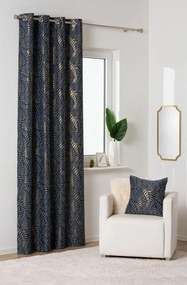 Záves Alloro 140x260 cm čierny