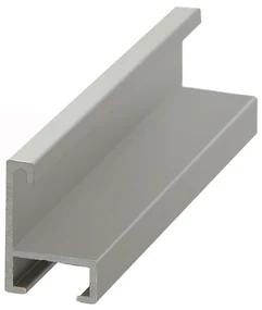 DANTIK rám na obraz 50x70 | ALU Stříbrná matná (Plexi Čiré)