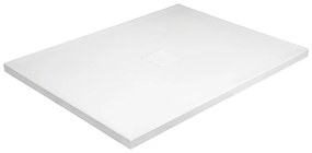 Rohová Vanička Nox Ultraslim biela 100/90+biela mriežka