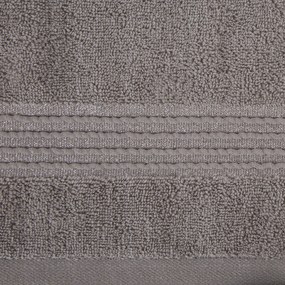 BAVLNENÝ UTERÁK LILA 50X90 CM SIVÁ