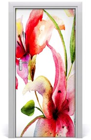 Fototapeta samolepiace kvety ľalie 85x205 cm