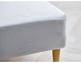 Biela napínacia plachta z Bio bavlny 180x200 cm Calm – Södahl