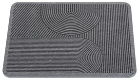 Sivá odkvapkávacia podložka na riad z kremeliny 40x30 cm Damon – Wenko