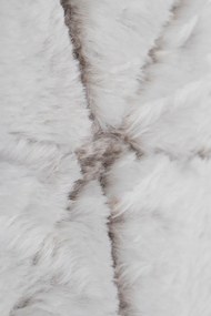 Koberec Rabbit 3D Carving COFFE/WHITE 2 rozmery koberec: 160x220 cm