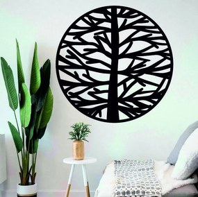 Sentop - Obraz na stenu strom MRLVEN: Prírodná preglejka - Topoľ  natural Rozmer  40 cm 4014-55712 PR0372 plywood tree of life