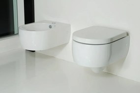 Kerasan Kerasan, FLO WC sedátko, SLIM, Soft Close, biela, 319101N