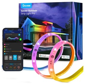 Govee - Outdoor Pro SMART RGBICWW vonkajší LED pásik 10m Wi-Fi IP65