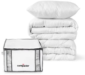 Vákuové/vystužené látkové úložné boxy na oblečenie v súprave 2 ks 42x25x25 cm Life – Compactor