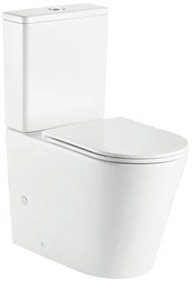 Mereo Mereo, WC kombi, vyvýšené, vario odpad, kapotované, Smart Flush RIMLESS, keramické, vr. sedátka, MER-VSD92T1