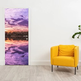 Fototapeta na dvere - Fialové nebo (95x205cm)