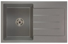 Kuchynský drez Ruxom (sivá) (s 1 otvorom pre batériu) (P). Vlastná spoľahlivá doprava až k Vám domov. 1066167