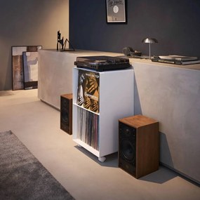 Biely kovový pojazdný regál 40x73x38 cm Tower – YAMAZAKI