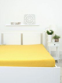 Froté plachta 140 × 200 cm - žltá
