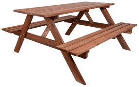 Drevený záhradný set PIKNIK - 160 cm z borovicového dreva