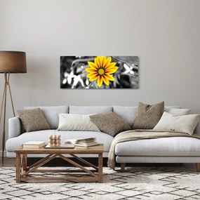 Obraz žltej kvetiny (120x50 cm)