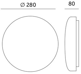LED Kúpeľňové stropné svietidlo so senzorom SOFI LX LED/13W/230V IP44 pr. 28 cm