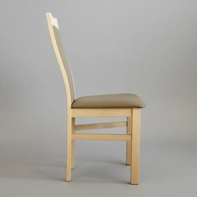 Jedálenská stolička ZOE dub/hnedá