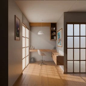 Brilagi - Závesné svietidlo na šnúre WABI SABI 1xE27/40W/230V biela