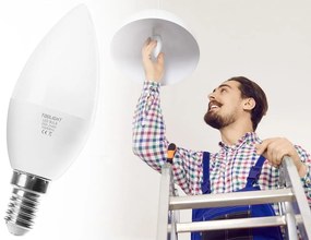Toolight Toolight, LED žiarovka E27, 8W, 640lm, 4000K neutrálna biela, RSL036, OSW-20021