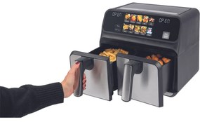 ProfiCook FR 1287 H dvojitá teplovzdušná fritéza, 8 l