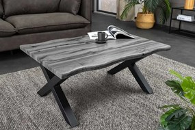 Dizajnový konferenčný stolík Aspen z MDF šedý dub 90cm