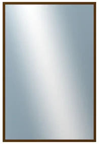 DANTIK - Zrkadlo v rámu, rozmer s rámom 40x60 cm z lišty Hliník hnedá (7269211)