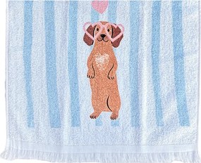 Kuchynský froté uterák s motívom jazvečíka Dachshund - 40*66 cm